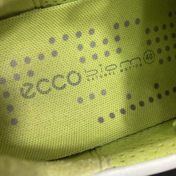Ecco Biom -Women's Sz 40(9.5) Natural Motion -White Yak Leather -Spikeless Golf - Picture 11 of 14